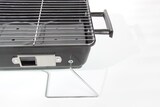 thumbnail of Tarrington House Barbacoa de carbón CLAYTON, acero, 57 x 32,2 x 32 cm, portátil, con asa,  recipiente para el fuego, rejillas de ventilación, negro
