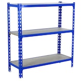 thumbnail of SimonRack Schwerlastregal 1000x800x500 mm, 3 Ebenen, Holzböden, 150 kg Tragkraft pro Ebene, Blau - Maderclick