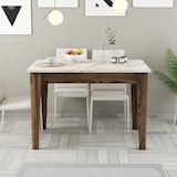 thumbnail of Skye Decor, Kiev- Kiev 506 HCT, Nussbaumfarbe,,Weiß, Couchtische, 75x110x72 cm, 100% Melaminbeschichtete Partikelplatte