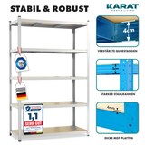 thumbnail of Schwerlastregal - Verzinkt - Traglast 875 kg -180 x 90 x 30 cm