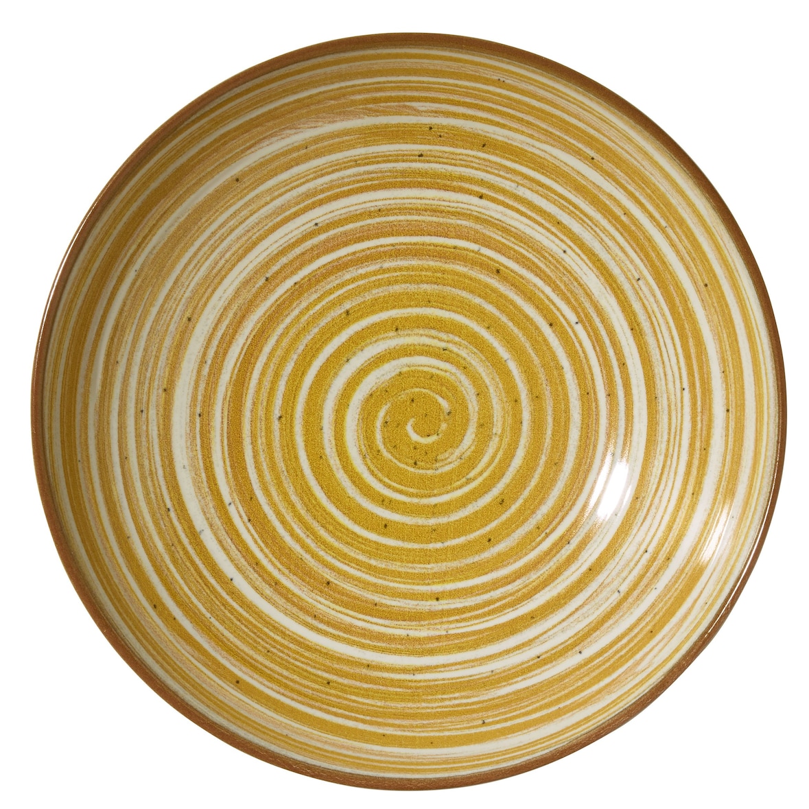 METRO Professional Plato hondo Madleen, cerámica de gres, Ø 21 cm, amarillo, 6 unidades