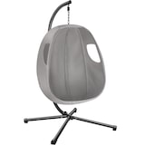 thumbnail of tectake Cadeira suspensa Anika com suporte e almofada 160kg - Cinzento Claro