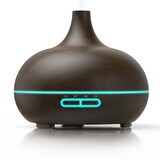 thumbnail of Arendo Luftbefeuchter, Aroma Diffuser in Holz Design mit LED, Diffusor, Timer Funktion, 7-Farben Wechsel, 300ml, Dunkelbraun