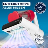 thumbnail of CLEANmaxx Milbensauger Rotation - entfernt 99,9 % aller Milben - mit UV-C-Licht