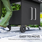 thumbnail of Outsunny Barbecue a Gas con Fornello, Tavolino e Armadietto Nero