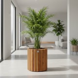 thumbnail of Pflanzgefäß Akazienholz D31 x 35 cm Braun