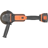 thumbnail of Black and Decker Mini-Amoladora BCG720N-XJ 18V 125mm, velocidad 8.600 rpm, M14, arranque suave. Sin batería/cargador