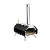 thumbnail of COSTWAY Horno de pizza para exteriores, horno de pizza portátil de acero inoxidable con piedra para pizza y pala para pizza