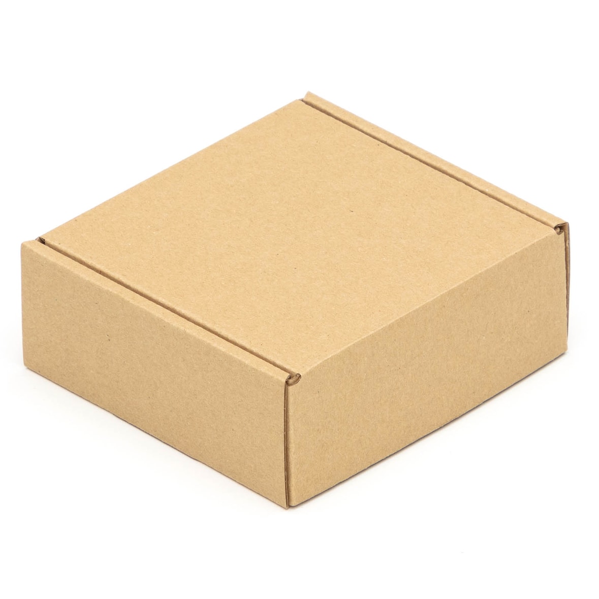 10 Maxibriefkartons 115 x 115 x 45 mm Post Versandkartons Wellpappe Kartons braun