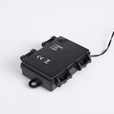 thumbnail of Tisch Haenger schwarz Mit 10 warm weiss Led ampen Mit outdoor Batteriebox und Timer - l250xh110cm