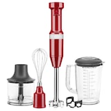 thumbnail of Kitchenaid Staafmixer 5KHBV83EER, kunststof/ roestvrij staal, 180 W, met 1 l beker, garde en hakmolen, rood