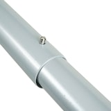 thumbnail of Soporte de sillín para bicicleta HWC-K39, soporte de suspensión para bicicleta, metal con recubrimiento en polvo 114x170x114cm extensible ~ plata