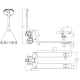 thumbnail of Transpaleta Hidráulica 3000 kg TG 540 x 1150 mm
