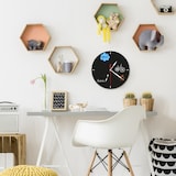 thumbnail of Securit® Silhouette Ardoise ''Horloge'' – Feutre-Craie Inclus + Kit de Fixation – 29x29 cm