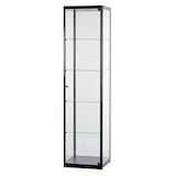 thumbnail of Vitrine Colonne Noire Eclairée 50x50x200cm SARAZINO Vitrines