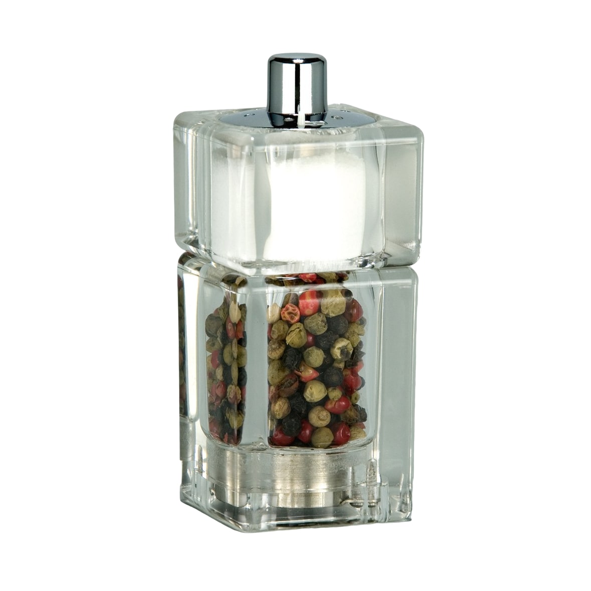 GSD Combimühle Pfeffermühle mit Salzstreuer Acryl 9cm