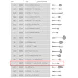 thumbnail of PINTINOX Kuchengabel "OLIVIA" ,18/10, 3,0mm, 12 Stück