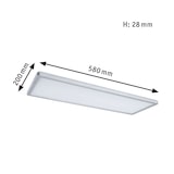 thumbnail of Paulmann LED-paneel Atria Shine Backlight   hoekig 580x200mm  20W 2000lm RGBW Chroom mat dimbaar 71020