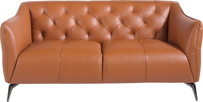 Angel Cerdá Chester 2-zitsbank in bruin leer 6168C 171 x 95 x 77 | Makro