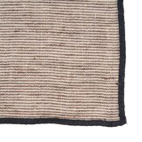 thumbnail of Bazar Bizar Servet van linnen 45x45 cm beige melange met zwarte rand
