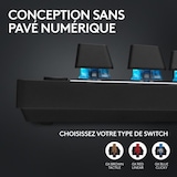 thumbnail of Clavier Gaming Mécanique Sans Fil Azerty Logitech G Pro X Tkl Lightspeed Noir