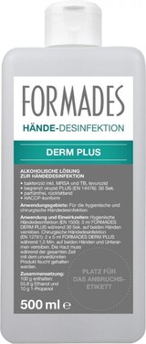 thumbnail of FORMADES Händedesinfektion Derm Plus - 10 x 500 ml - Euroflaschen