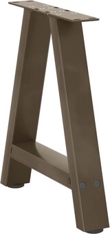 thumbnail of vidaXL Couchtischbeine A-Form 2 Stk. 38x(42-43) cm Stahl