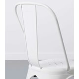 thumbnail of Gasfrit - silla tolix industrial blanca 450 x 450 x 850 mm