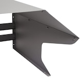 thumbnail of Garaje para robot cortacésped HWC-L43, cubierta para cortacésped, metal 40x59x69cm ~ gris