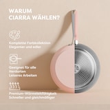 thumbnail of CIARRA Beyond Bratpfanne 26 cm Brat & Universalpfannen mit Griff Keramik Antihaftbeschichtung Rosa VMFPP26