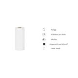 thumbnail of Küchenrolle 32 Rollen 3-lagig - weiß, 50 Blätter pro Rolle - 8 Packungen a 4 Rollen