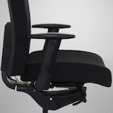 thumbnail of Bisley Titanos Schwerlast Chefsessel Bürostuhl 200kg Belastbarkeit in schwarz - PC Stuhl mit Armlehne, Lordosenstütze, Drehstuhl mit Rollen für