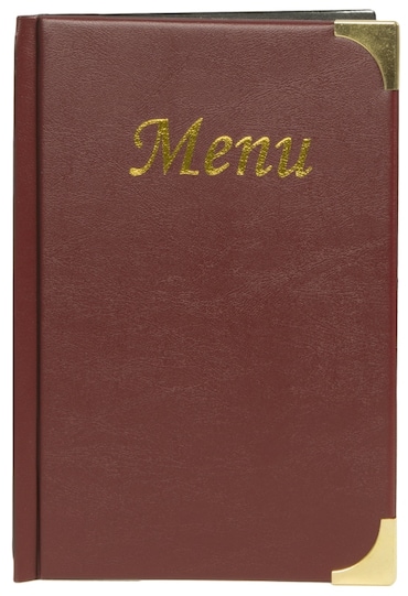 Menu, eenvoudig