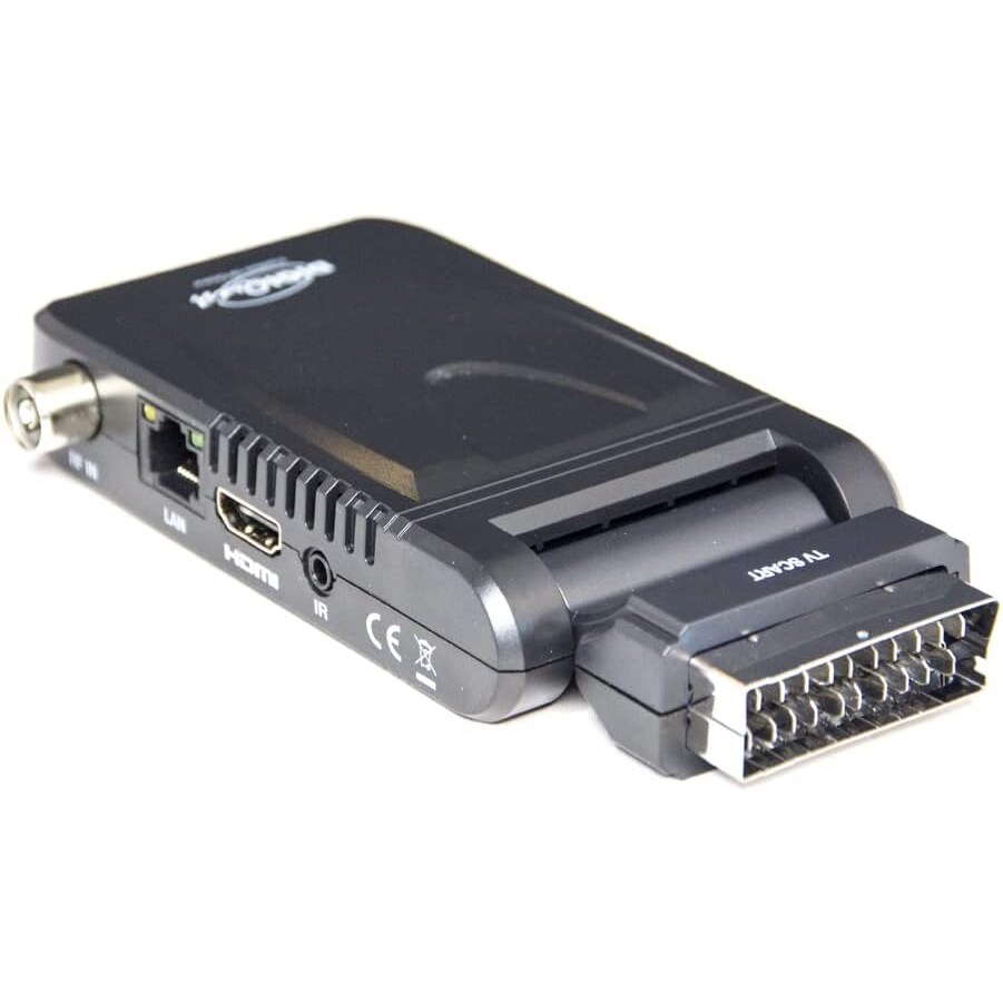 Digiquest Decoder Digitale INVISIBILE, Mediaplayer, Nero, DVBT2, HEVC H 265