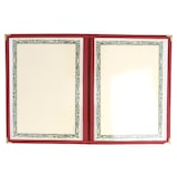 thumbnail of Garcia de Pou - Menu "Américain" Din-A5 2 Corps Bordeaux Pvc