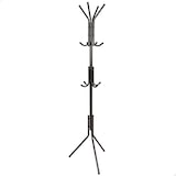 thumbnail of Cabide de parede Max Home 45x40x170 cm Metal com 12 cabides