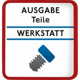 thumbnail of Rahmen für Türschild Maxi, rot, Kunststoff, 150x150mm, 3/VE