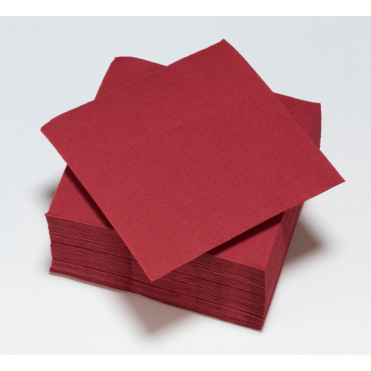 METRO Professional 50 serviettes microgaufrée 25x25 - Bordeaux