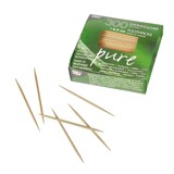 thumbnail of Papstar Zahnstocher, Holz "pure" rund 6,5 cm, 3 x (10 x 300 Stück)
