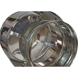 thumbnail of Fumaiolo comignolo cappello antivento a forma di Botte acciaio inox da 8 a 25 cm - 25 cm