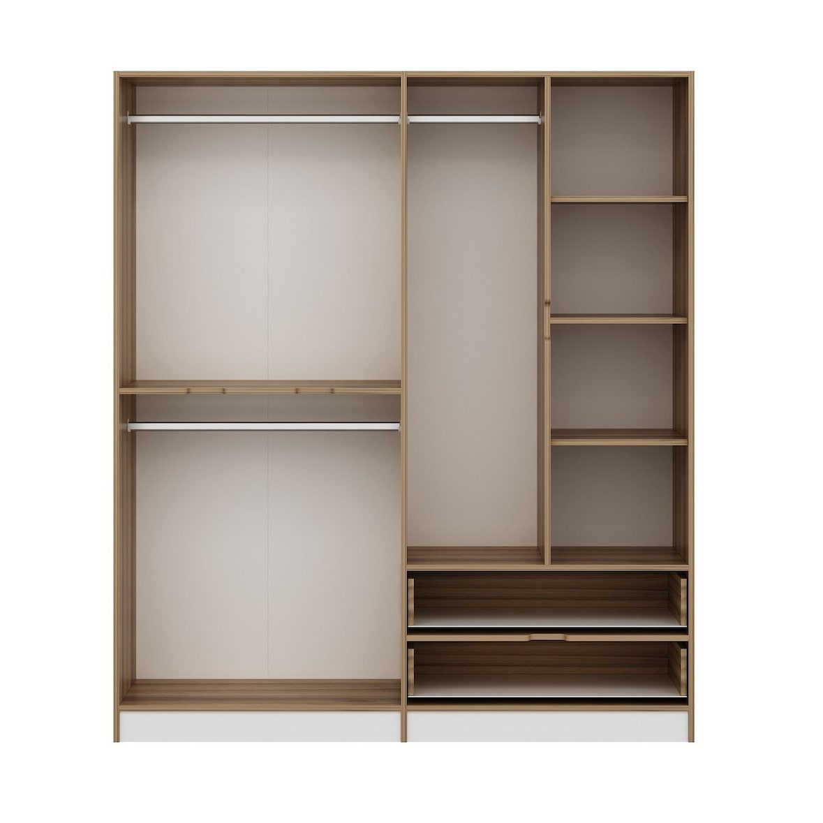 Armario Elina-7926 dore 160x198.6x40 cm