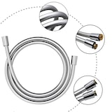 thumbnail of Intirilife Universal Duschschlauch 150 cm Länge - PVC- Flexible Brause Bade Schlauch Schutz vor Verheddern Verdrehen