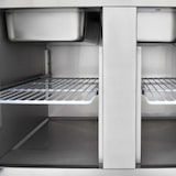 thumbnail of vaiotec saladette / 2 compartimentos con tapa cuadrada de cristal, 900 x 700 mm