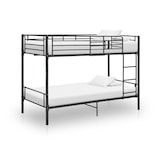 thumbnail of vidaXL Stapelbed zwart metaal 90×200 cm