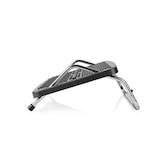 thumbnail of Repose-pied Ergonomique Métal Noir Bureau Ordinateur Télétravail Usage Non Intensif Nedis