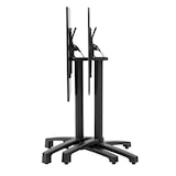 thumbnail of METRO PROFESSIONAL Table pliante MASSINI, aluminium, 60 x 60 cm, plateau de table HPL, aspect pierre, pieds réglables automatiquement, gris