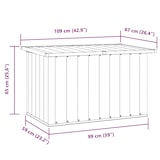 thumbnail of vidaXL Gartenbox Anthrazit 109x67x65 cm