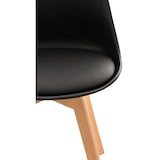 thumbnail of Set 4 Sedie Pranzo Linares nero/Plastica