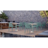 thumbnail of METRO PROFESSIONAL Outdoor Armlehnstuhl stapelbar Maurage, Kunststoff, salbeigrün