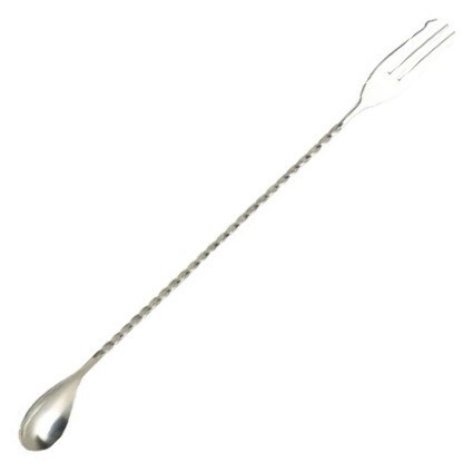 Cocktail7 Cuillère à Mélange Cocktail Trident 30cm
